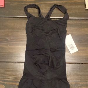 Black Maternity Support Tank Top